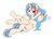 Size: 1247x890 | Tagged: safe, artist:iuth, oc, oc only, oc:iuth, pony, unicorn, armpits, cute, duo, female, male, mare, rule 63, self ponidox, stallion