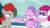 Size: 1366x768 | Tagged: safe, screencap, diamond tiara, little red, train tracks (g4), earth pony, pony, crusaders of the lost mark, g4, season 5, angry, colt, female, filly, glasses, jewelry, male, tiara