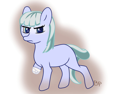 Size: 2250x1688 | Tagged: safe, artist:blossoming painting, oc, oc only, pony, amputee, angry, female, looking at you, mare, simple background, solo