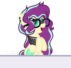 Size: 679x649 | Tagged: safe, artist:yourrdazzle, oc, oc only, oc:serenity sound, pegasus, pony, base used, female, glasses, mare, simple background, solo, transparent background, two toned wings, wings
