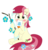 Size: 1913x2000 | Tagged: safe, artist:onil innarin, roseluck, earth pony, pony, g4, student counsel, blushing, cute, female, flower, glue, glue bottle, mouth hold, rosabetes, simple background, solo, stick, transparent background, vector