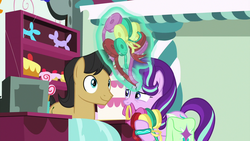 Size: 1280x720 | Tagged: safe, screencap, cherry cola, cherry fizzy, starlight glimmer, pony, g4, student counsel