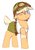 Size: 939x1355 | Tagged: safe, artist:shinodage, oc, oc only, oc:oasis (shino), pony, :p, bandage, clothes, cute, eye clipping through hair, female, goggles, helmet, looking at you, mare, military, military pony, no pupils, not applejack, ocbetes, one eye closed, pants, shirt, simple background, solo, tongue out, white background, wink