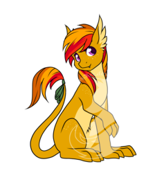 Size: 1887x2241 | Tagged: safe, artist:fuyusfox, oc, oc only, oc:mulled cider, dracony, dragon, hybrid, pony, cute, ear fluff, female, interspecies offspring, ocbetes, offspring, parent:applejack, parent:spike, parents:applespike, simple background, sitting, solo, transparent background, watermark