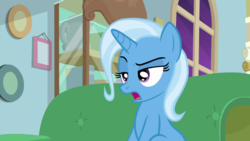 Size: 1920x1080 | Tagged: safe, screencap, trixie, pony, g4, student counsel, couch, female, mare, solo, starlight's office