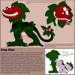 Size: 1000x1000 | Tagged: safe, artist:twisted-severity, monster pony, original species, piranha plant pony, plant pony, augmented tail, plant, snap plant