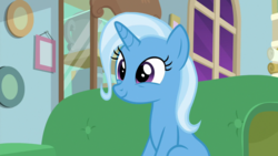 Size: 1920x1080 | Tagged: safe, screencap, trixie, pony, g4, student counsel, couch, cute, diatrixes, female, mare, solo, starlight's office