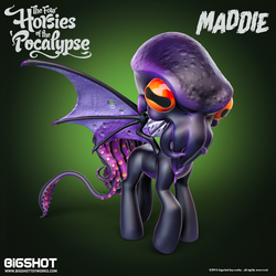 Size: 1200x1200 | Tagged: safe, pony, bigshot toyworks, cthulhu, little maddie, ponified