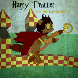 Size: 1024x1024 | Tagged: safe, artist:steampunkedinkling, pony, harry potter, harry potter (series), ponified, quidditch