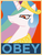 Size: 1224x1621 | Tagged: safe, artist:dsonic720, princess celestia, alicorn, pony, g4, diadem, female, frown, obey, poster, propaganda, propaganda poster, recolor, simple background, solo