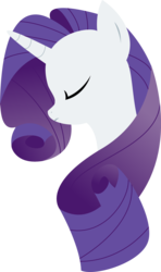 Size: 1720x2900 | Tagged: safe, artist:xpesifeindx, rarity, pony, unicorn, g4, bust, eyes closed, female, horn, lineless, mare, minimalist, modern art, portrait, simple background, solo, transparent background