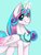 Size: 1536x2048 | Tagged: safe, artist:siripim111, princess flurry heart, alicorn, pony, g4, blue background, crown, cute, ear fluff, female, flurrybetes, jewelry, looking at you, mare, older, older flurry heart, peytral, regalia, simple background, smiling, solo