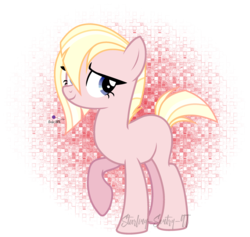 Size: 2542x2405 | Tagged: safe, artist:x-dainichi-x, oc, oc only, earth pony, pony, base used, female, high res, mare, offspring, parent:big macintosh, parent:marble pie, parents:marblemac, solo