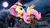 Size: 3840x2160 | Tagged: safe, artist:owlpirate, fluttershy, pegasus, pony, g4, 3d, 4k, book, broom, clothes, colored eyebrows, cute, female, flying, flying broomstick, full moon, halloween, hat, high res, holiday, lantern, mare, moon, mop, night, revamped ponies, shyabetes, smiling, socks, solo, source filmmaker, striped socks, witch, witch hat