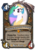 Size: 400x569 | Tagged: safe, edit, edited screencap, screencap, princess celestia, pony, g4, best pony, bronybait, card, female, hearthstone, implied rain shine, implied twilight sparkle, meta, solo, warcraft