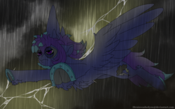 Size: 1920x1200 | Tagged: safe, artist:brainiac, oc, oc only, oc:stormy night, pegasus, pony, commission, fallout equestria: guardians of the wastes, female, mare, safety goggles, solo