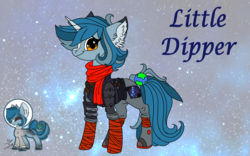 Size: 1920x1200 | Tagged: safe, artist:akilegna seyer, artist:brainiac, oc, oc only, oc:little dipper, pony, unicorn, clothes, female, mare, solo