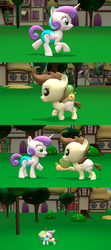 Size: 1920x4320 | Tagged: safe, artist:red4567, pound cake, princess flurry heart, whammy, pony, g4, 3d, baby, comic, cute, diaper, female, flurrybetes, hug, male, poundabetes, ship:poundflurry, shipping, source filmmaker, straight