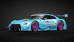 Size: 1920x1080 | Tagged: source needed, useless source url, safe, rainbow dash, pony, g4, car, cutie mark, female, game screencap, gran turismo sport, my little pony logo, nissan, nissan gt-r, nissan gt-r super gt, solo, video game