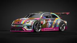 Size: 1920x1080 | Tagged: source needed, useless source url, safe, rainbow dash, pegasus, pony, g4, car, female, game screencap, gran turismo sport, solo, video game, volkswagen, volkswagen beetle