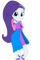 Size: 1403x2129 | Tagged: safe, artist:gouhlsrule, artist:yaya54320bases, rarity, fairy, human, equestria girls, g4, alternate hairstyle, barely eqg related, base used, clothes, crossover, dress, enchantix, female, gloves, long gloves, rainbow s.r.l, solo, winx, winx club, winxified