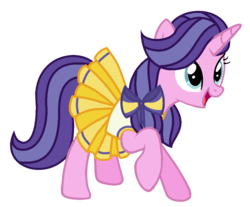 Size: 926x766 | Tagged: safe, artist:wispyaxolotl, cookie crumbles, pony, unicorn, g4, base used, bow, clothes, dress, hair bow, simple background, solo, transparent background, younger