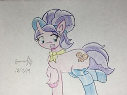 Size: 2048x1536 | Tagged: safe, artist:gmangamer25, cookie crumbles, pony, g4, solo, traditional art