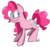 Size: 1456x1376 | Tagged: safe, artist:befishproductions, pinkie pie, earth pony, pony, g4, cute, diapinkes, female, mare, simple background, solo, transparent background