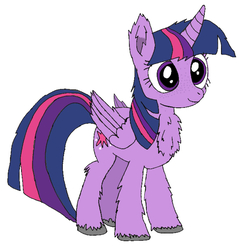Size: 986x1024 | Tagged: safe, artist:danksailor, twilight sparkle, alicorn, pony, g4, chest fluff, cute, female, fluffy, freckles, simple background, solo, twilight sparkle (alicorn), unshorn fetlocks, white background