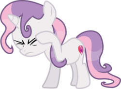 Size: 271x199 | Tagged: safe, artist:tralomine, sweetie belle, pony, unicorn, campfire tales, g4, cutie mark, female, filly, simple background, solo, the cmc's cutie marks, transparent background, vector, wet mane, wet mane sweetie belle