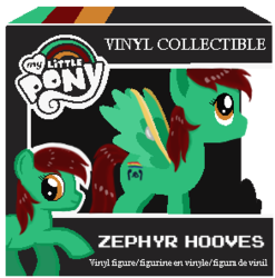 Size: 293x296 | Tagged: safe, artist:mimimari, oc, oc only, oc:zephyrhooves, pegasus, pony, artificial wings, augmented, box, male, mechanical wing, solo, stallion, toy, vinyl figure, wings