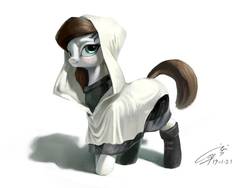 Size: 1024x768 | Tagged: safe, artist:louislithium, oc, oc only, earth pony, pony, boots, cloak, clothes, shoes, solo, sweater