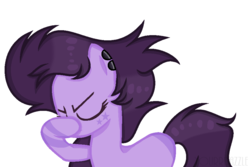 Size: 919x613 | Tagged: safe, artist:yourrdazzle, earth pony, pony, base used, facehoof, female, fusion, mare, missing cutie mark, ponified, simple background, solo, steven universe, sugilite (steven universe), transparent background