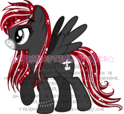 Size: 491x449 | Tagged: safe, artist:kingphantasya, oc, oc only, oc:midnight runner, pegasus, pony, :p, bracelet, braid, ethereal mane, jewelry, male, red and black oc, sigil, silver eyes, simple background, solo, starry mane, tongue out, transparent background, two toned mane, two toned tail, watermark