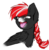 Size: 768x776 | Tagged: safe, artist:mondlichtkatze, oc, oc only, oc:midnight runner, pegasus, pony, :p, braid, male, silver eyes, simple background, solo, tongue out, transparent background, two toned mane