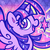 Size: 500x500 | Tagged: safe, artist:crayon-chewer, part of a set, twilight sparkle, alicorn, pony, g4, my little pony: friendship is magic, twilight's kingdom, bust, cute, cutie mark, cutie mark eyes, female, groovy, icon, open mouth, portrait, rainbow power, rainbow power twilight sparkle, solo, twiabetes, twilight sparkle (alicorn), wingding eyes