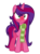 Size: 1341x1825 | Tagged: safe, artist:darbypop1, oc, oc only, oc:alyssa rice, alicorn, pony, blushing, clothes, female, mare, scarf, simple background, solo, transparent background