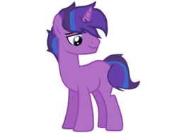 Size: 4500x3375 | Tagged: safe, artist:avatarmicheru, oc, oc only, oc:nightfall gleam, pony, unicorn, base used, male, offspring, parent:flash sentry, parent:twilight sparkle, parents:flashlight, simple background, solo, stallion, transparent background