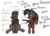 Size: 1183x857 | Tagged: safe, artist:hunterthewastelander, oc, oc only, oc:rimfire cazador, alicorn, earth pony, pony, fallout equestria, alicorn oc, dialogue, earth pony oc, gas mask, gun, hat, mask, sitting, text, weapon