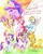 Size: 1200x1484 | Tagged: safe, artist:hobilo, applejack, fluttershy, pinkie pie, rainbow dash, rarity, spike, twilight sparkle, alicorn, dragon, earth pony, pegasus, pony, unicorn, g4, the last problem, cowboy hat, dragons riding ponies, end of ponies, female, flying, hat, male, mane seven, mane six, mare, older, older twilight, older twilight sparkle (alicorn), open mouth, princess twilight 2.0, riding, spike riding twilight, thank you, twilight sparkle (alicorn), unicorn twilight