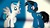 Size: 3840x2160 | Tagged: safe, artist:agkandphotomaker2000, dj pon-3, vinyl scratch, oc, oc:pony video maker, pegasus, pony, unicorn, g4, canon x oc, cardboard horn, cardboard wings, disguise, disguised as each other, dyed hair, fake cutie mark, fake wings, high res, palette swap, recolor, videoscratch