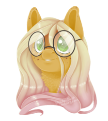 Size: 823x924 | Tagged: safe, artist:shady-bush, oc, oc only, pony, bust, female, glasses, mare, portrait, simple background, solo, transparent background