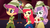 Size: 1920x1080 | Tagged: safe, screencap, apple bloom, brim marco, scootaloo, sweetie belle, equestria girls, g4, my little pony equestria girls: summertime shorts, the canterlot movie club, adorabloom, cinema, cinema usher, cute, cutealoo, cutie mark crusaders, daring do costume, diasweetes, eating, female, food, hat, male, pith helmet, popcorn, trio, trio female