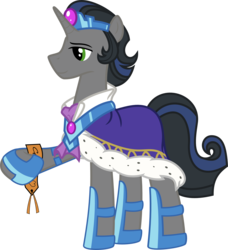 Size: 2000x2192 | Tagged: source needed, safe, artist:bigmk, artist:kuma993, idw, king sombra, pony, unicorn, g4, cloak, clothes, good king sombra, high res, hoof hold, hoof shoes, idw showified, love, male, simple background, stallion, tanabata, transparent background