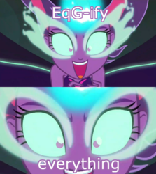 Size: 1025x1148 | Tagged: safe, edit, edited screencap, screencap, sci-twi, twilight sparkle, equestria girls, g4, my little pony equestria girls: friendship games, crossing the memes, female, meme, midnight sparkle, monitor everything, solo