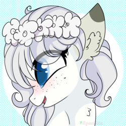 Size: 2500x2500 | Tagged: safe, artist:2pandita, oc, oc only, pony, bust, female, high res, mare, portrait, solo