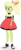Size: 378x886 | Tagged: safe, artist:punzil504, granny smith, equestria girls, g4, clothes, digital art, female, granny smith's shawl, ponytail, poodle skirt, saddle shoes, shoes, simple background, skirt, smiling, socks, solo, transparent background, young granny smith, younger