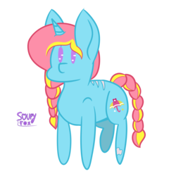 Size: 3000x3000 | Tagged: safe, artist:soupyfox, oc, oc only, oc:dew drop, pony, unicorn, chibi, high res, simple background, solo, transparent background, ych result