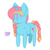 Size: 3000x3000 | Tagged: safe, artist:soupyfox, oc, oc only, oc:dew drop, pony, unicorn, chibi, high res, simple background, solo, transparent background, ych result