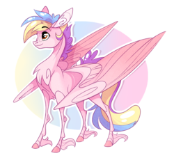 Size: 2168x1968 | Tagged: safe, artist:marbola, oc, oc only, oc:pixel sketch, pegasus, pony, abstract background, chest fluff, solo, unshorn fetlocks